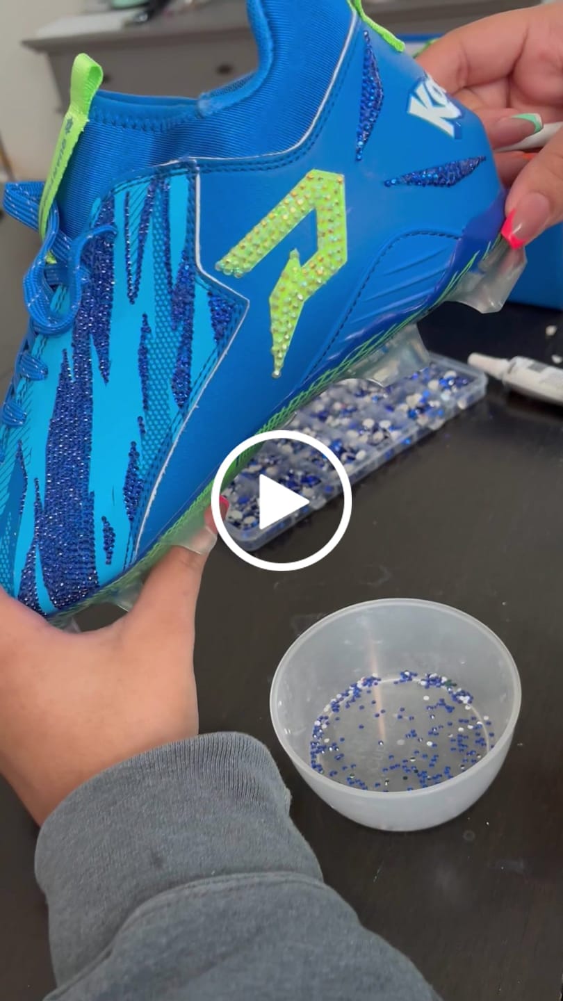 Customer video review of Kool-Aid 'Great Bluedini' Football Cleats - Quantum Speed by Phenom Elite