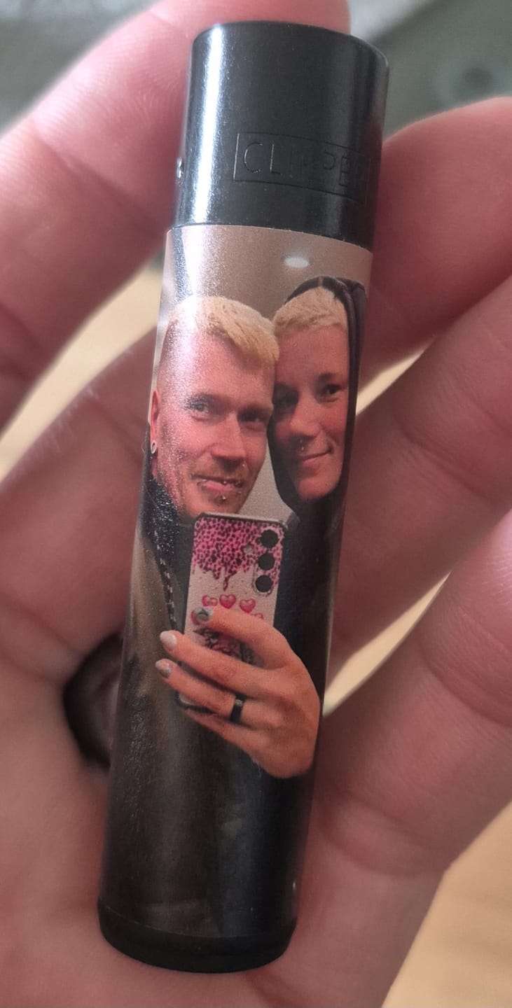 Customer photo review of Personalisierter Clipper