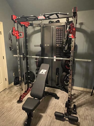 Customer photo review of RitFit BPC05 Smith Machine Home Gym Package