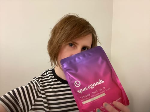 Customer photo review of rainbow dust