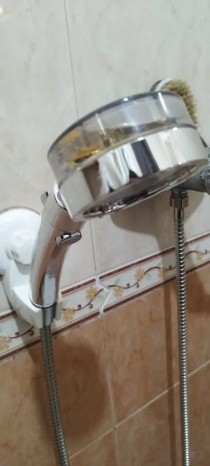 Customer photo review of AquaTornado – Pommeau Haute Pression avec Filtration
