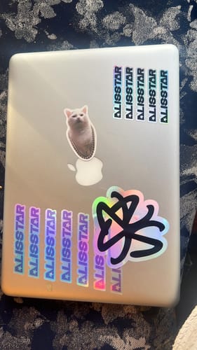 Customer photo review of ¿Cuántos stickers quieres?
