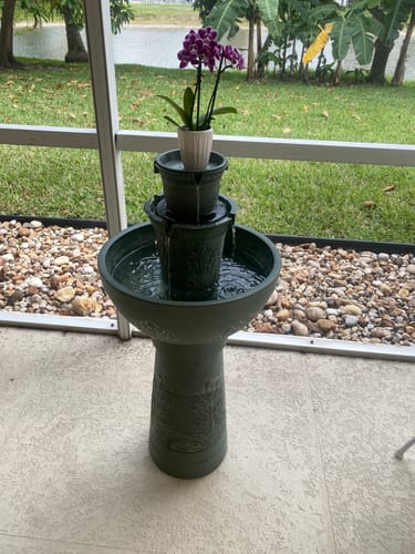 Customer photo review of Lecce Cordless Fountain