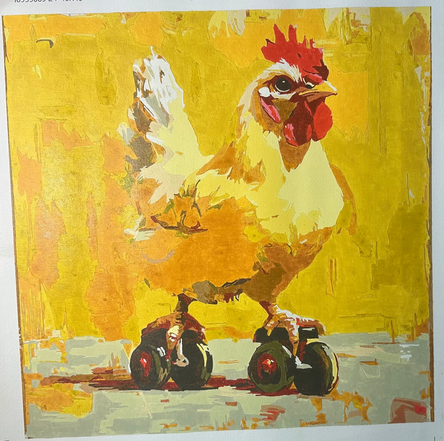 Customer photo review of Roller Skating Chicken