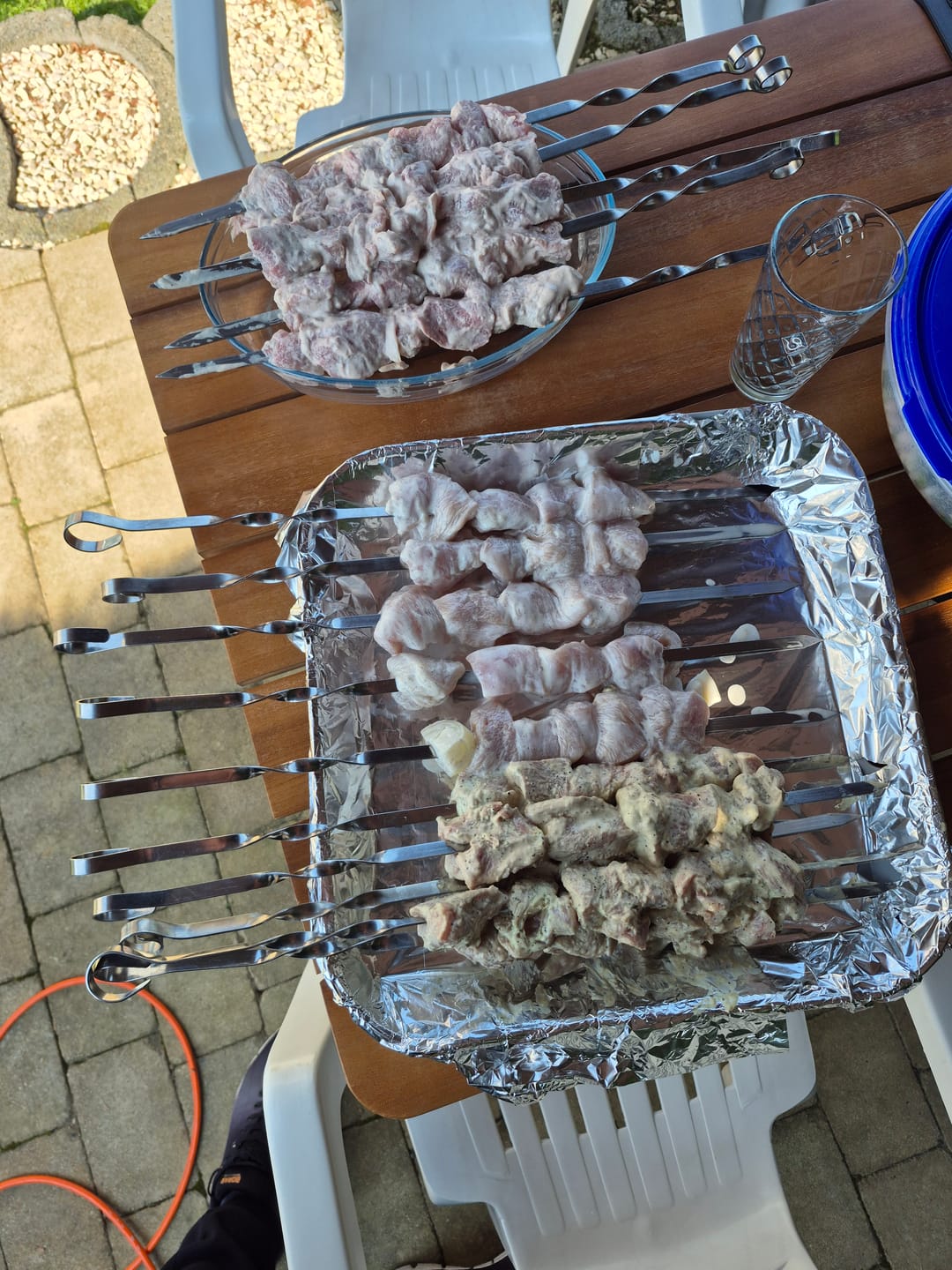 Customer photo review of Schweine-Schaschlik Knoblauch-Pfeffer – würzig & traditionell | mySchaschlik