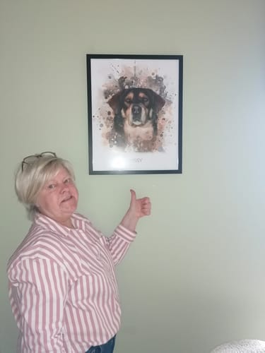 Customer photo review of Waterverf Portret