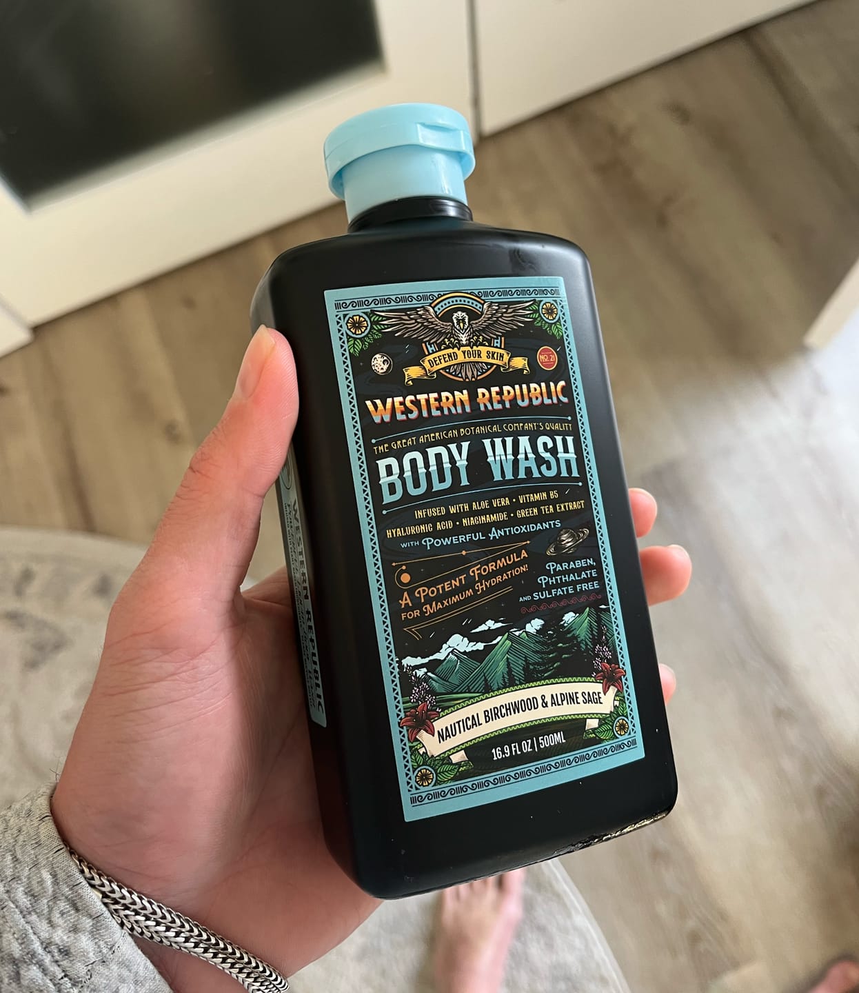 Customer photo review of Nautical Birchwood & Alpine Sage