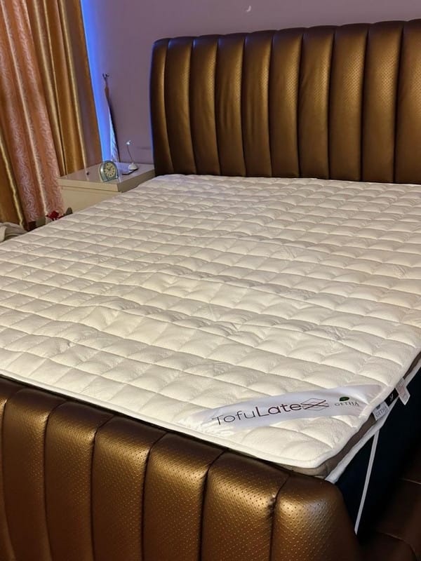 Customer photo review of Getha Tofu Latex Topper - Premium