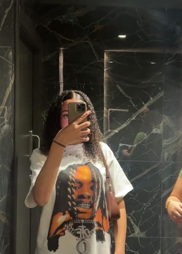 Customer photo review of KING VON BIG FACE TEE