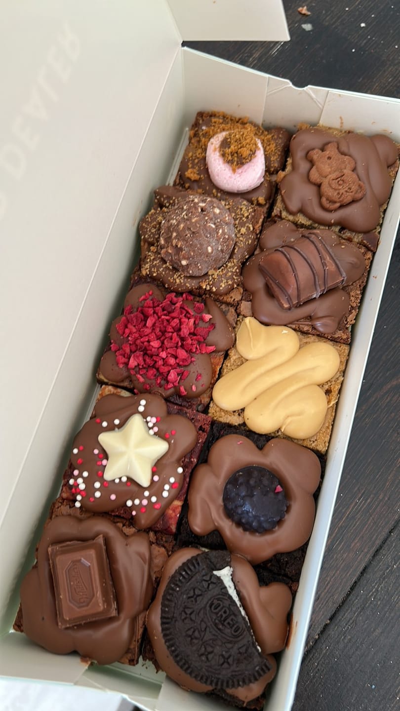 Customer photo review of Almost naked brownie
