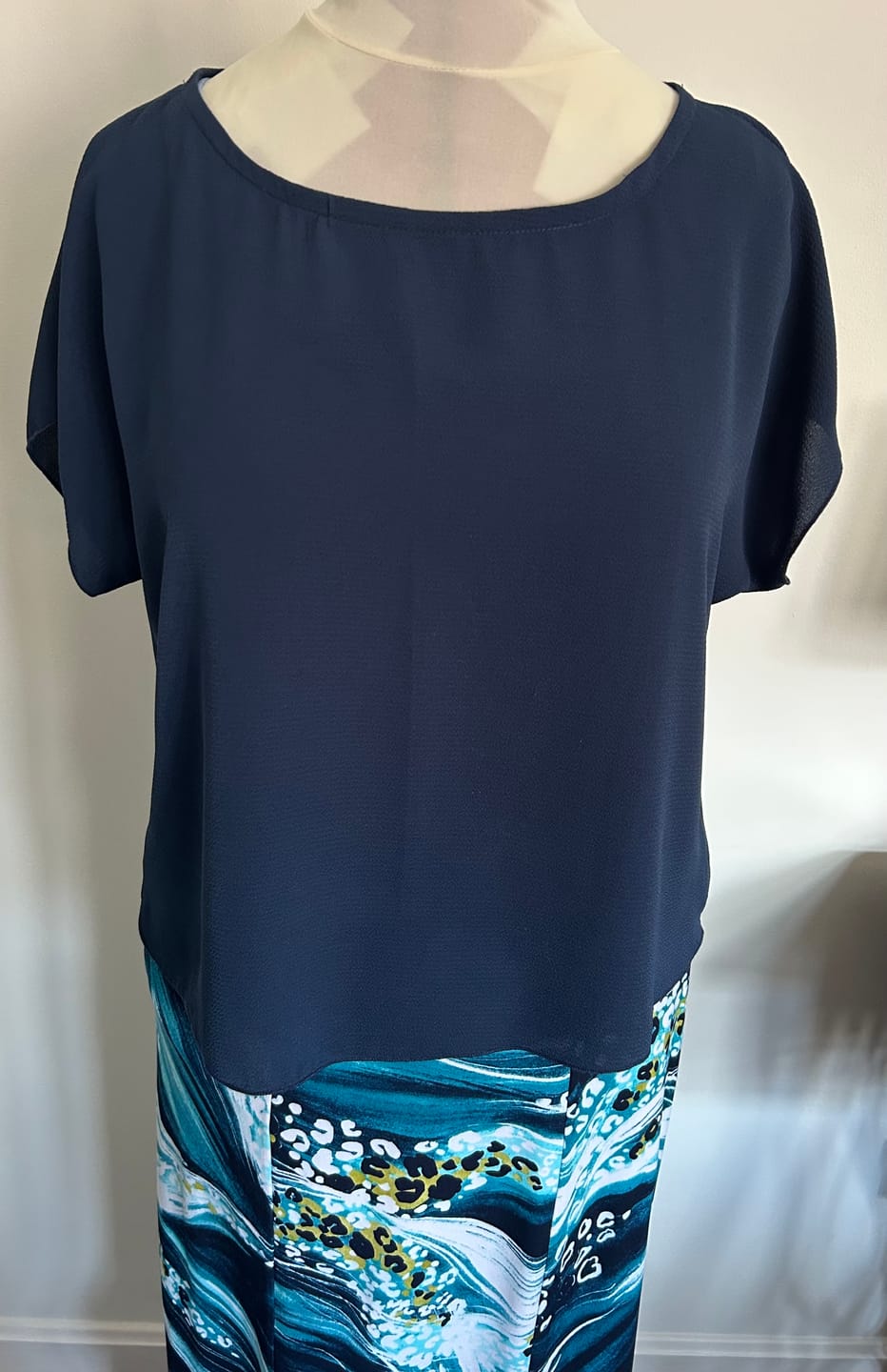 Customer photo review of Plain Bubble Crepe Fabric
