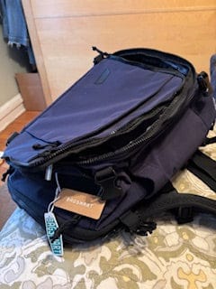 Customer photo review of Blast 38L Travel Backpack