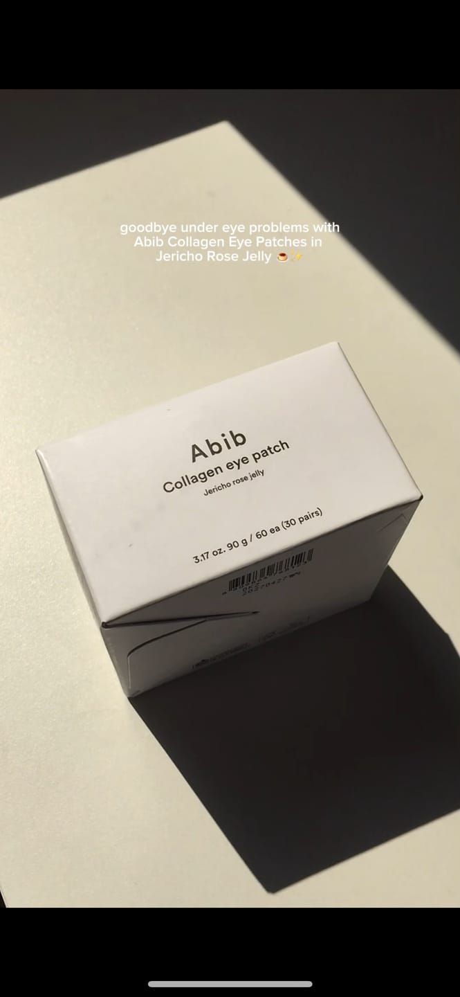 Customer photo review of Collagen eye patch Jericho rose jelly