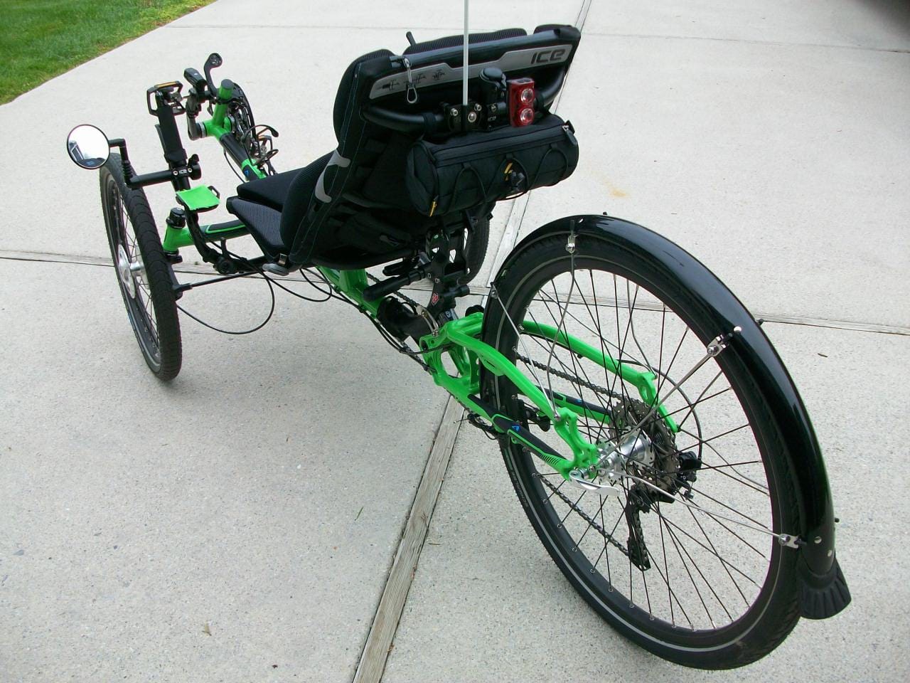 Customer photo review of T-Cycle Flag Mount