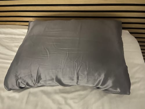 Customer photo review of Silke Pudebetræk (60x63 cm) - Skånsomt betræk godt for hud og hår