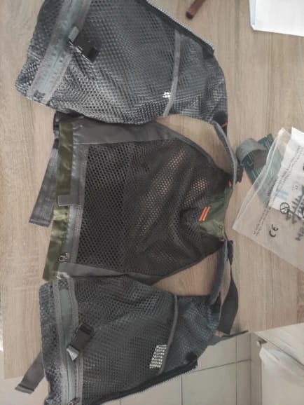 Customer photo review of Atmungsaktive Angelweste