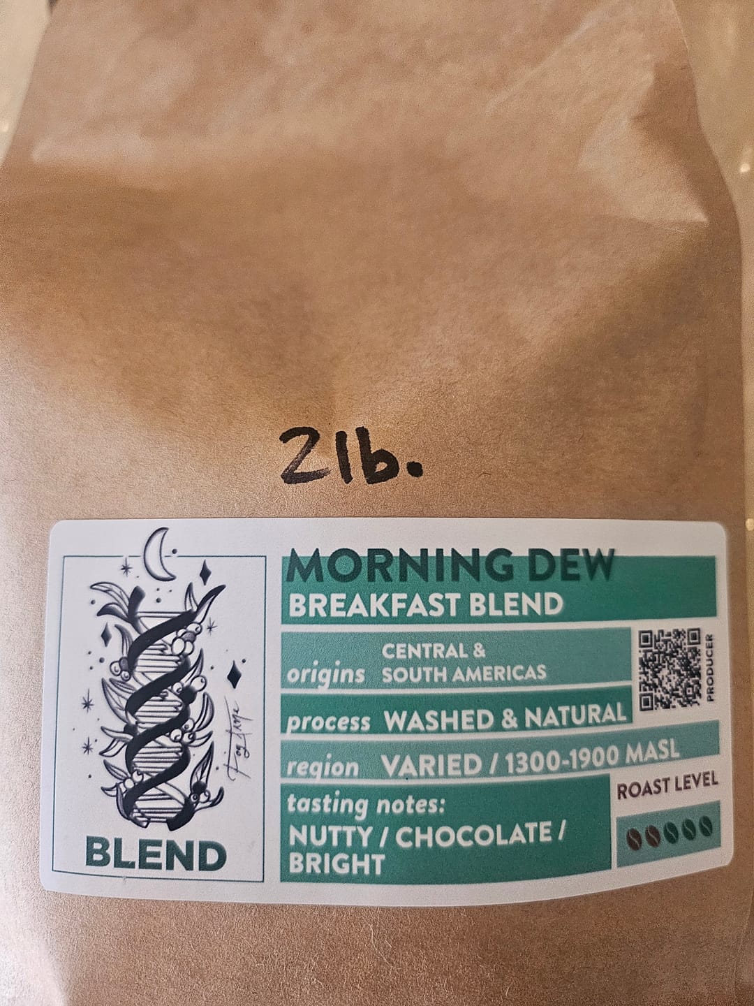 Customer photo review of Morning Dew Breakfast Blend