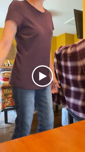 Customer video review of Addie Short Sleeve Crew - Deep Plum