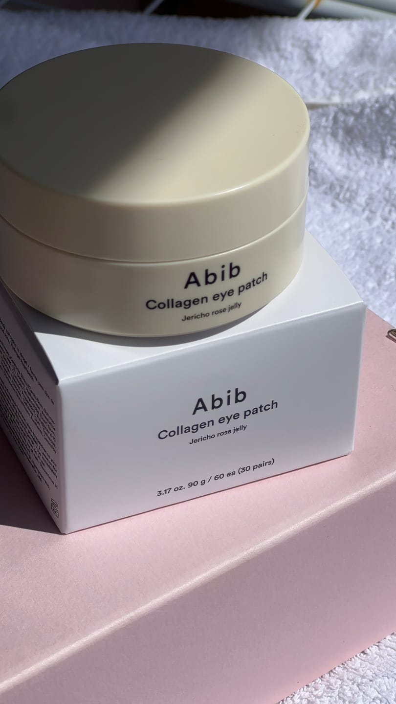 Customer photo review of Collagen eye patch Jericho rose jelly