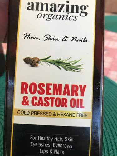 Customer photo review of Rosemary Hair Growth Shampoo