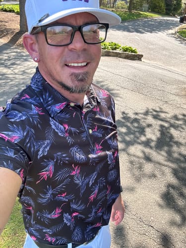 Customer photo review of Grape Ape Hat