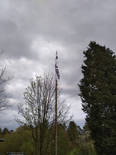 Customer photo review of Fahne inkl. Druck