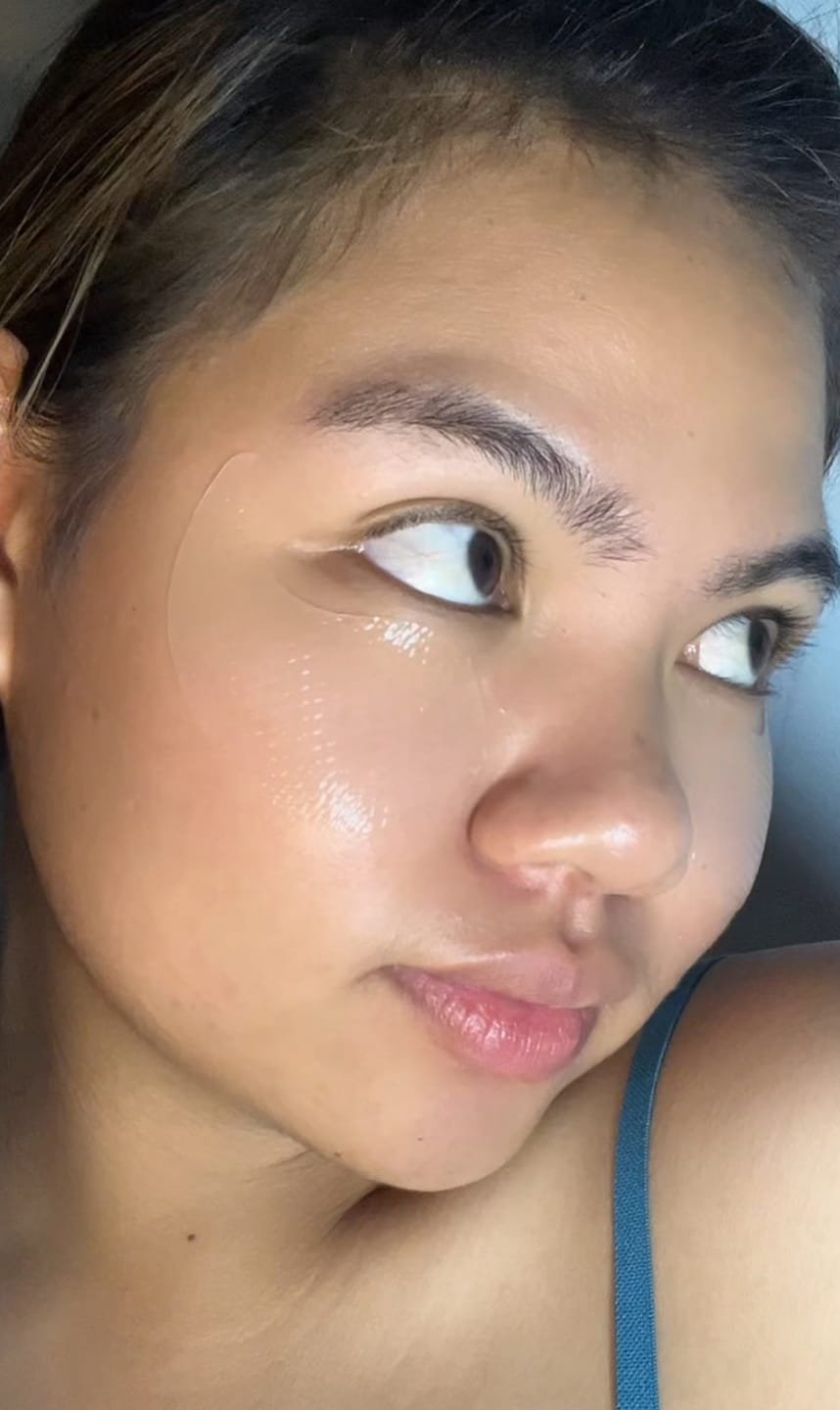 Customer photo review of Collagen eye patch Jericho rose jelly
