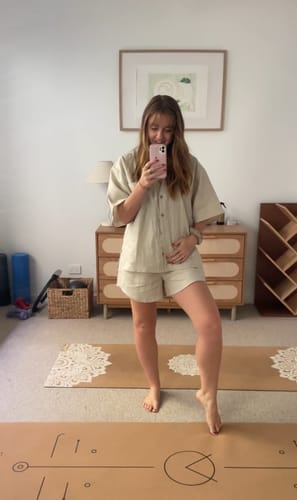 Customer photo review of Anaya Hemp Short & Shirt Set
