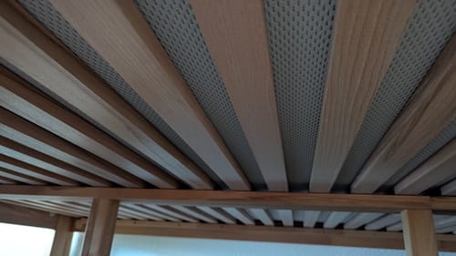 Customer photo review of Lattenrost Rollrost mit 22 extra stabilen Leisten aus Massivholz Buche 160x220 cm