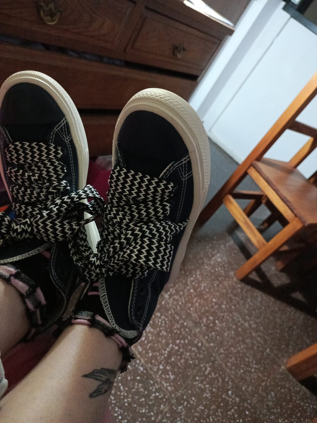 Customer photo review of Zapatillas Converse Chuck Taylor Move Hi Platform Azul Blanco