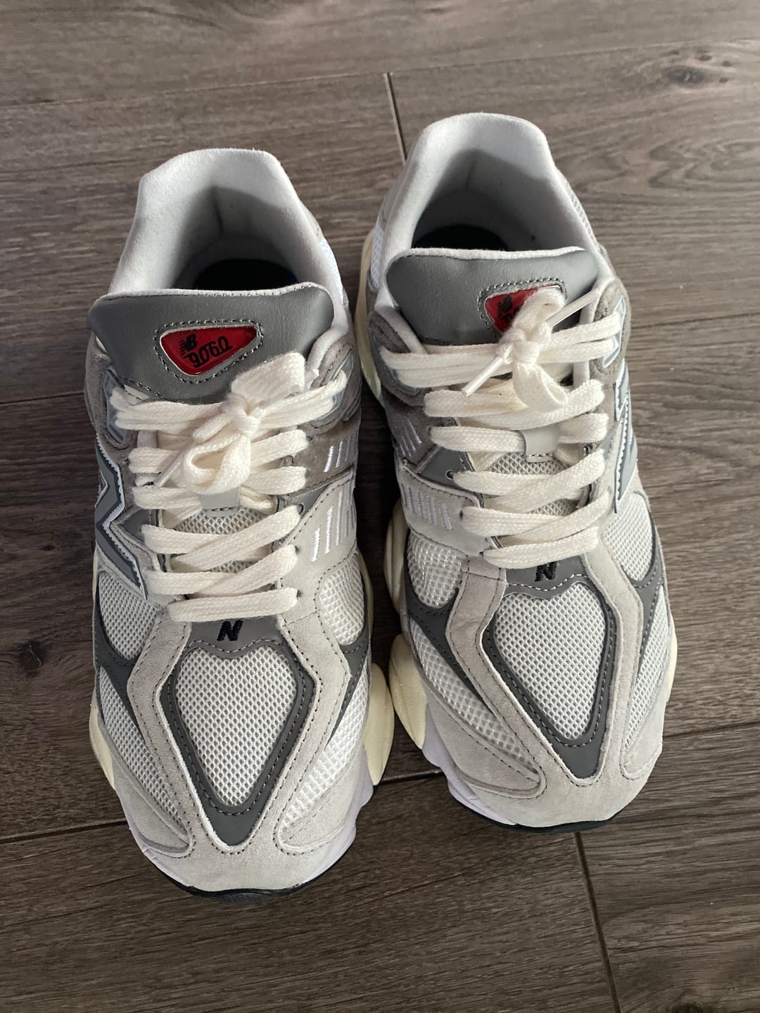 Customer photo review of New Balance 9060 Cloud Gray