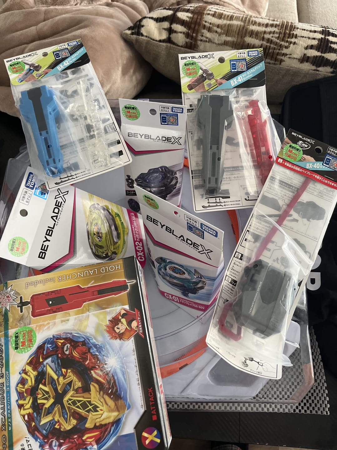 Customer photo review of [Pre-Order] Takara Tomy Beyblade CX Bundle (CX-01, CX-02, CX-03)