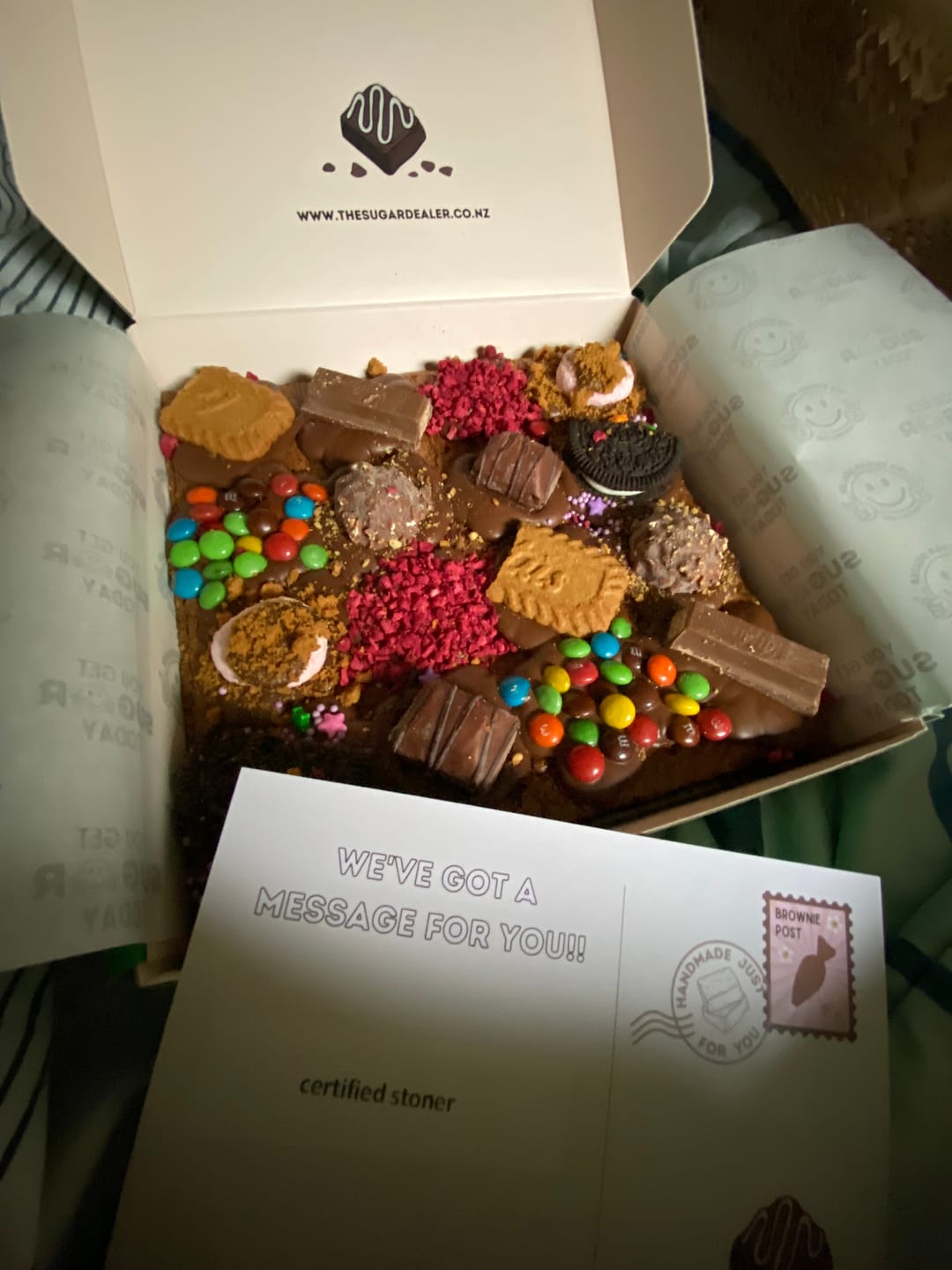 Customer photo review of Mixed assortment brownie