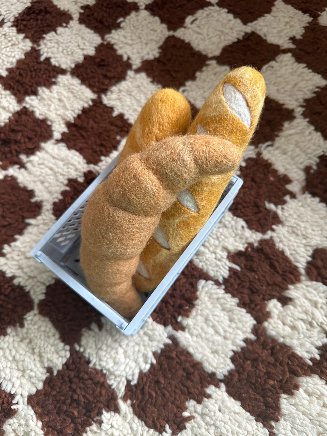 Customer photo review of Felt Plain Croissant