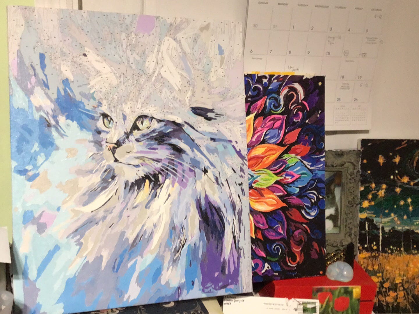 Customer photo review of Abstract Maine Coon