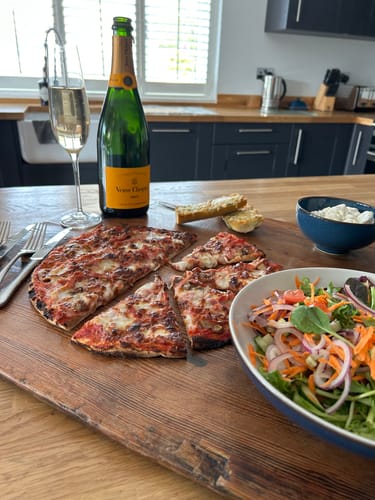 Customer photo review of Sourdough Pizza Bases