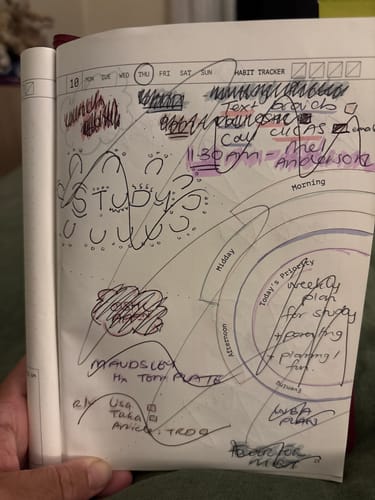 Customer photo review of Planners Starter Kit-  'CANDY HEART'
