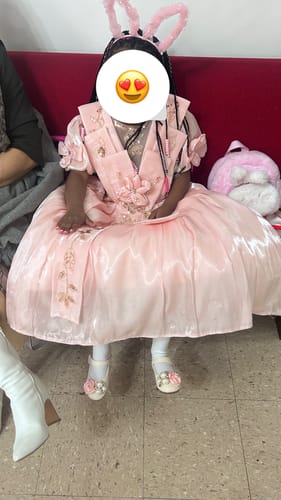 Customer photo review of Baby Girl and Toddler Pageant Princess Dress Sequin Flower Birthday Party Dress