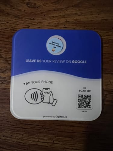 Customer photo review of Google Reviews - Plate