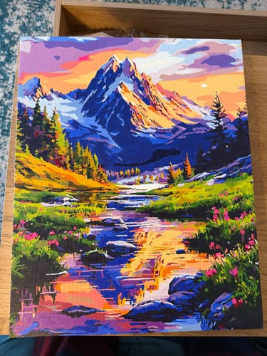 Customer photo review of Pink Peaks Dawn