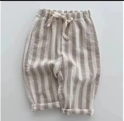 Customer photo review of Drawstring Striped Pants
