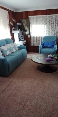 Customer photo review of Jacquard Large Leaf Split Recliner Chair Cover 4/6/8 Pieces