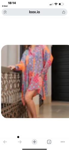 Customer photo review of Robe courte chemise Loxy