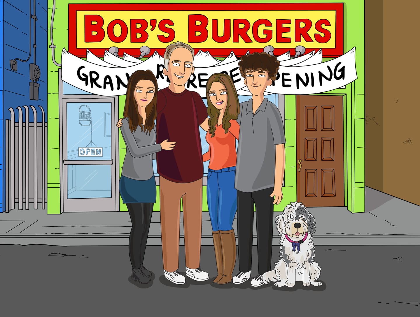 Customer photo review of 'Bob’s Burgers' Custom Portrait