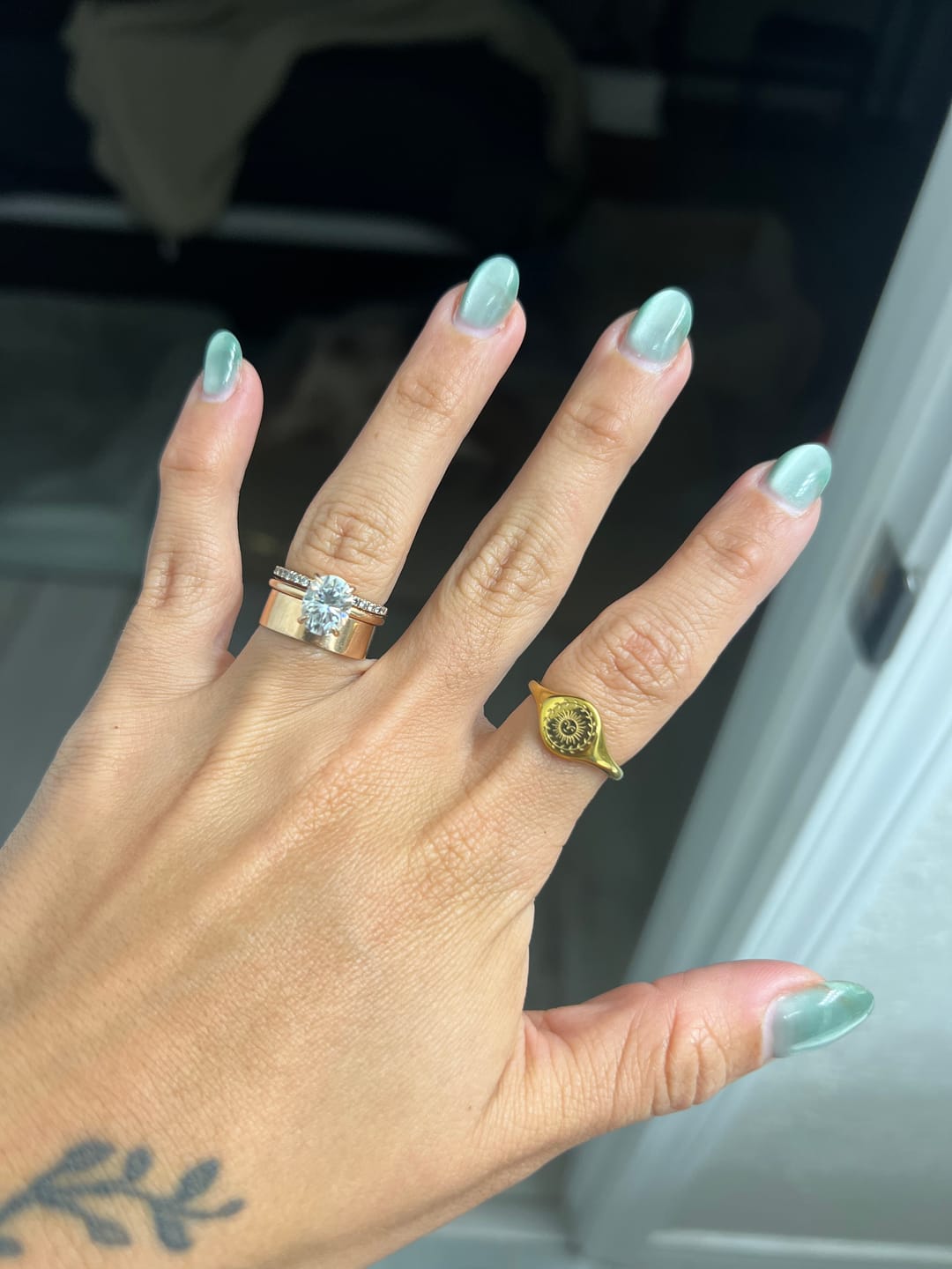 Customer photo review of Summer Solstice Gold Ring