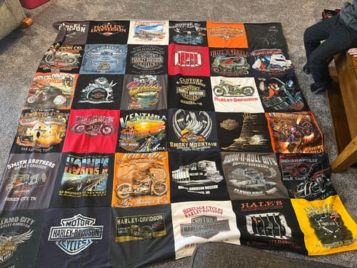 Customer photo review of Premium T Shirt Quilt