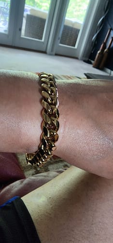 Customer photo review of Cuban Set Gold | 12mm