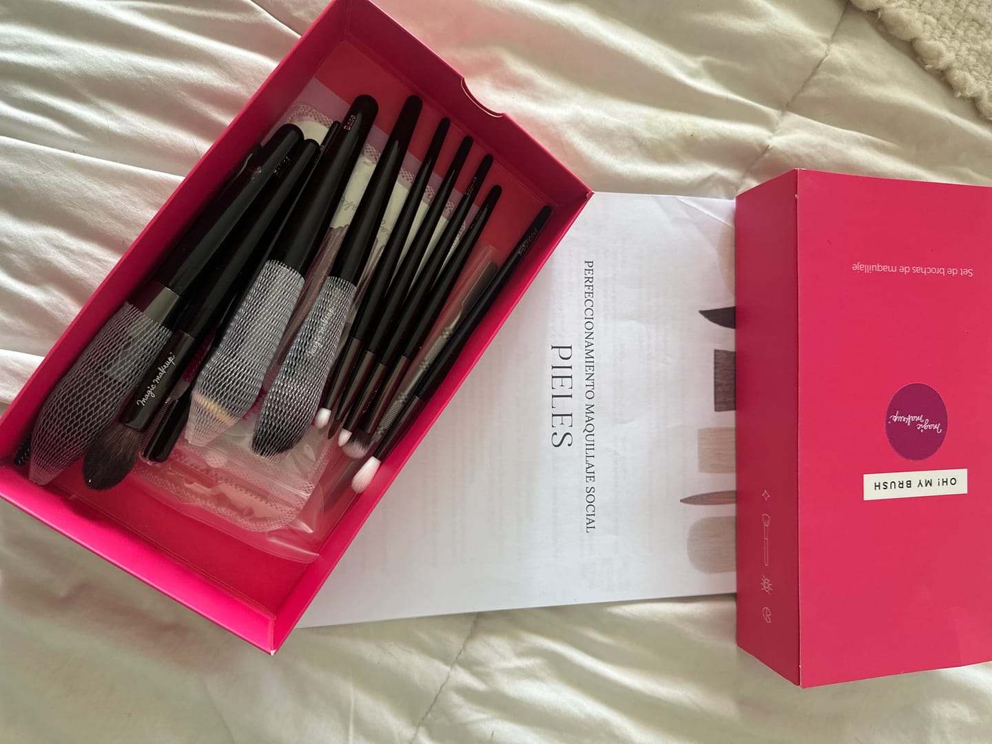 Customer photo review of Set de brochas OH! MY BRUSH (completo)