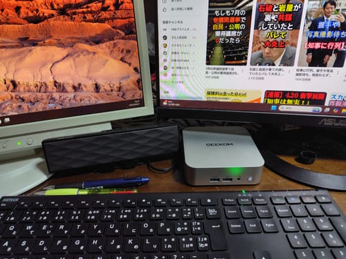 Customer photo review of GEEKOM NUC A6 ミニPC AMD Ryzen R7-6800H