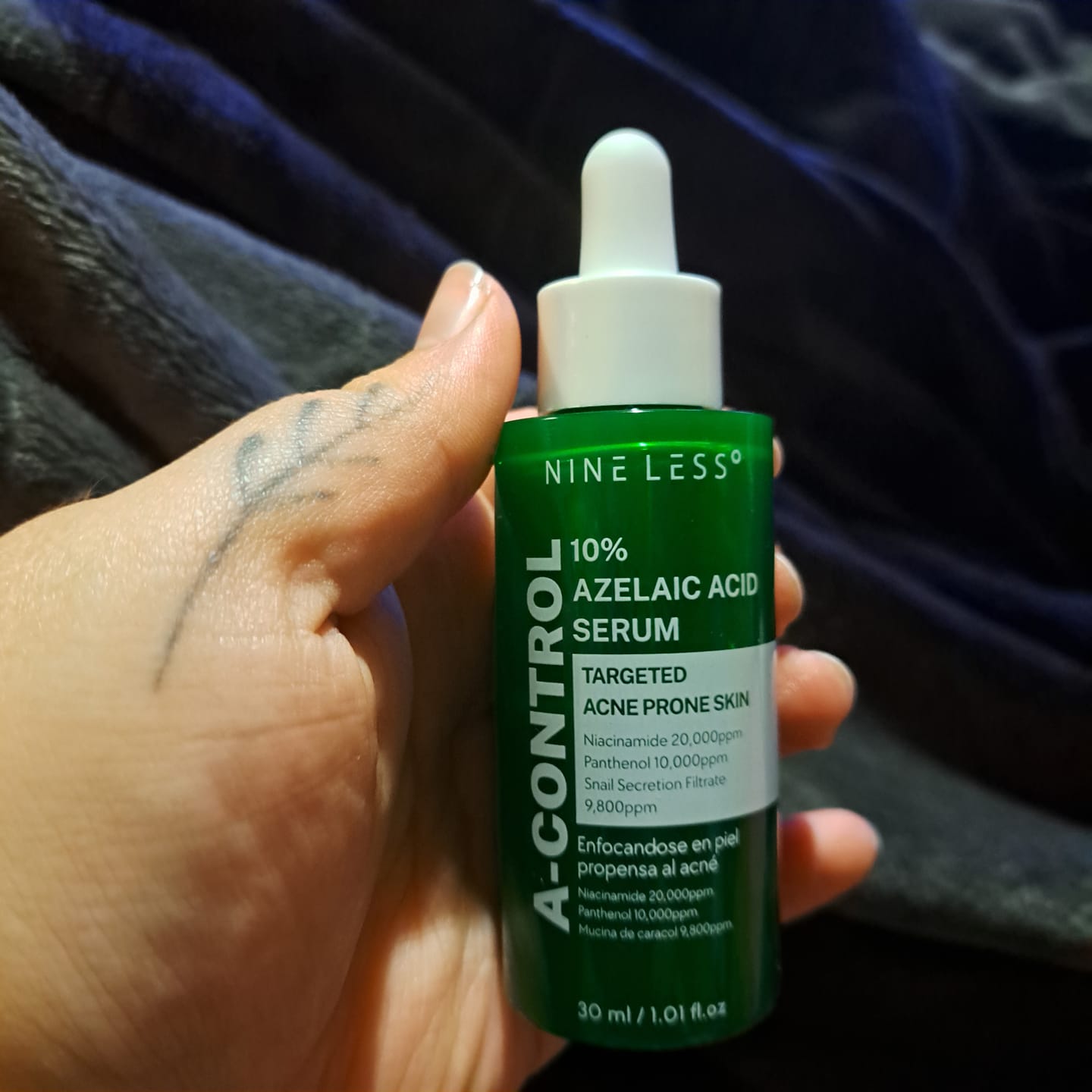 Customer photo review of A-control 10% Azelaic Acid Serum
